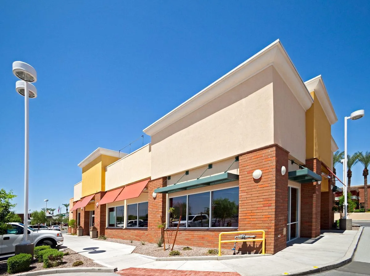 Commercial exterior cleaning